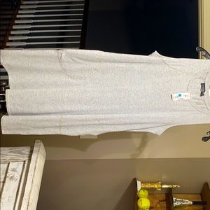 Gray Soft Dress with pockets